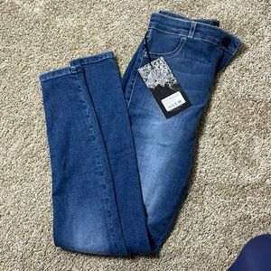 Women’s contour V2high waisted fitjeans- sapphire blue